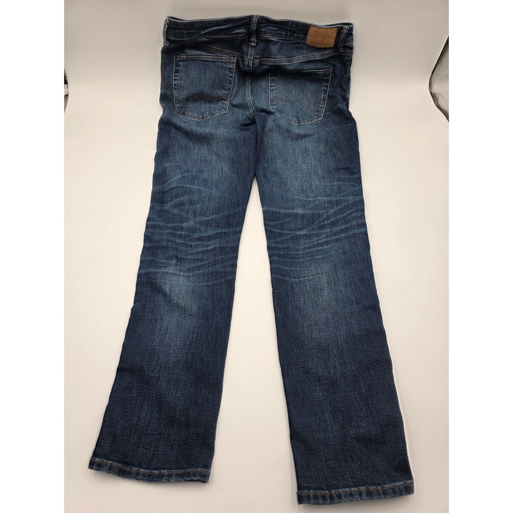 American Eagle Outfitters Mens Jeans AirFlex Temp‎ Tech Straight Dark Wash 34x34 - Picture 9 of 13
